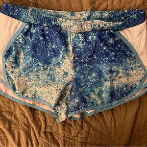 Old Navy Active Blue Galaxy Athletic Shorts